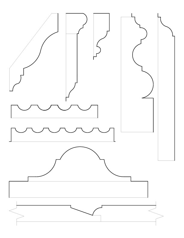 CORNER CUPBOARD MOULDINGS