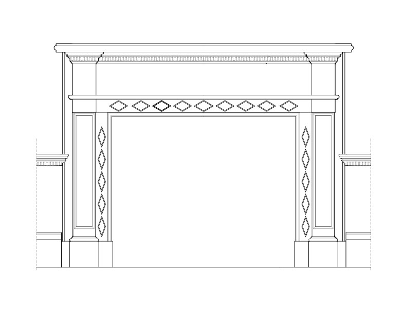 BEDROOM MANTEL
