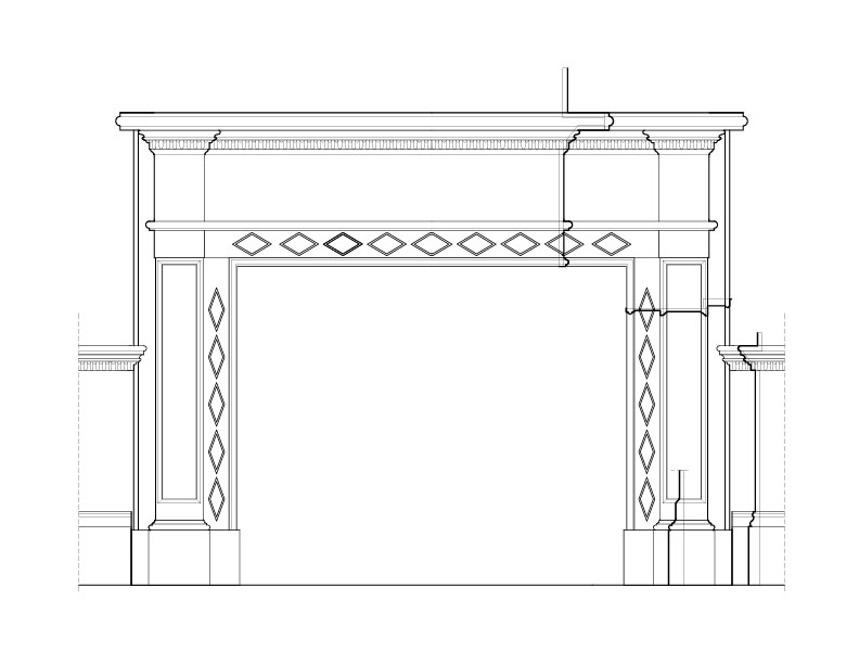 BEDROOM MANTEL