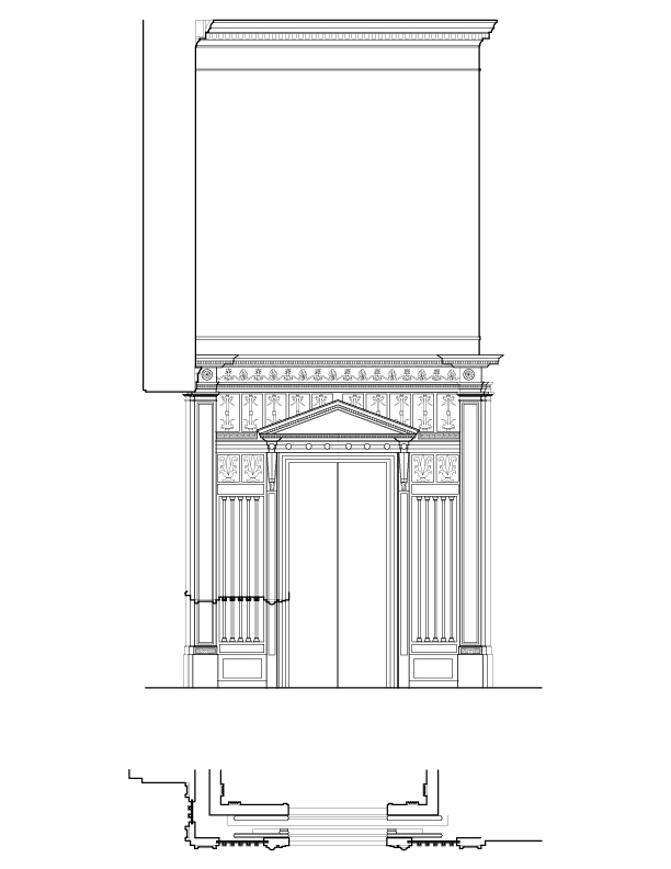 GOVERNOR’S ELEVATOR ELEVATION AND PLANS