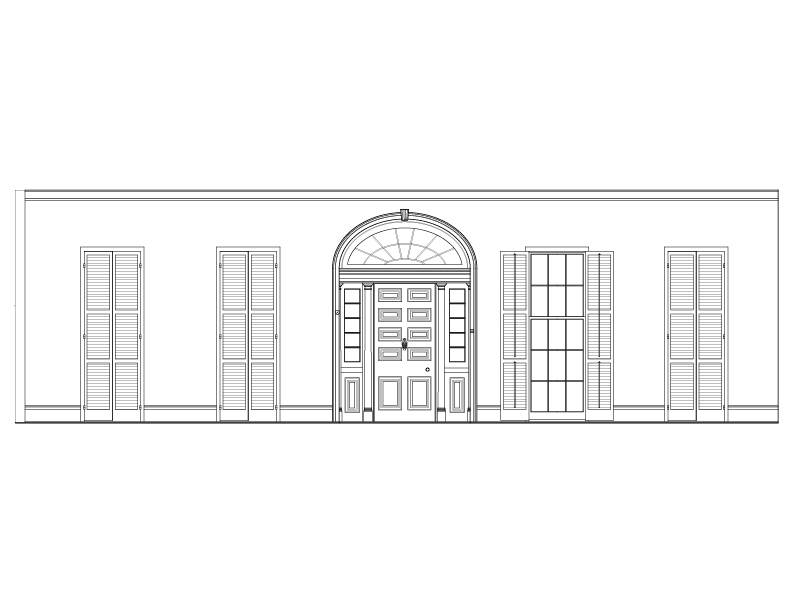 FRONT PORCH ELEVATION