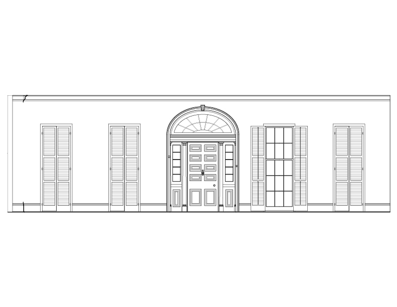 FRONT PORCH ELEVATION