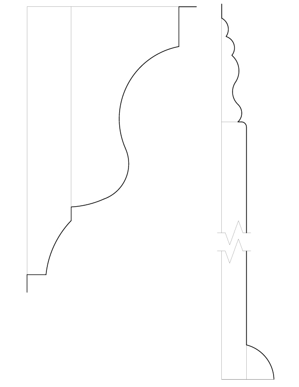 FRONT PORCH MOULDINGS