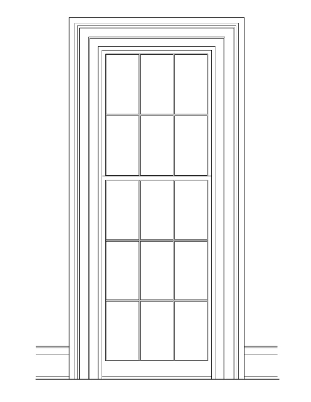 WINDOW 3 INTERIOR ELEVATION