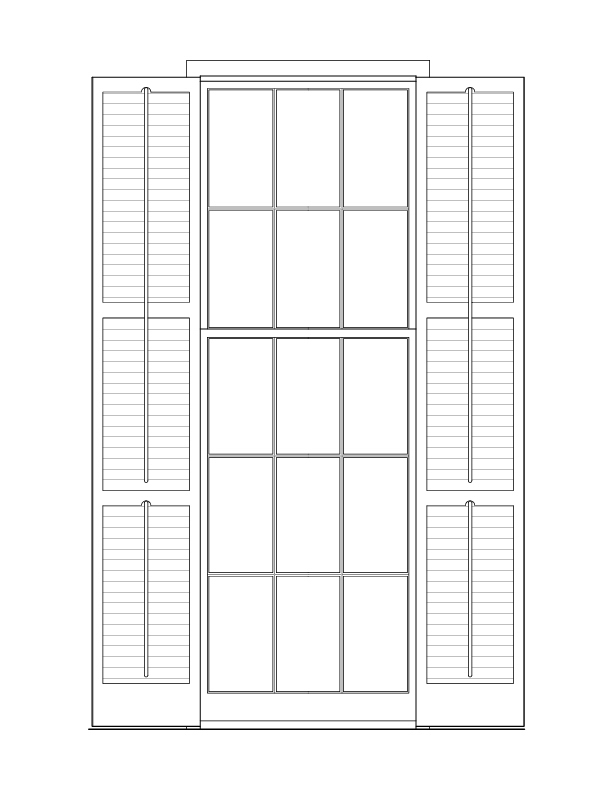 WINDOW 3 EXTERIOR ELEVATION