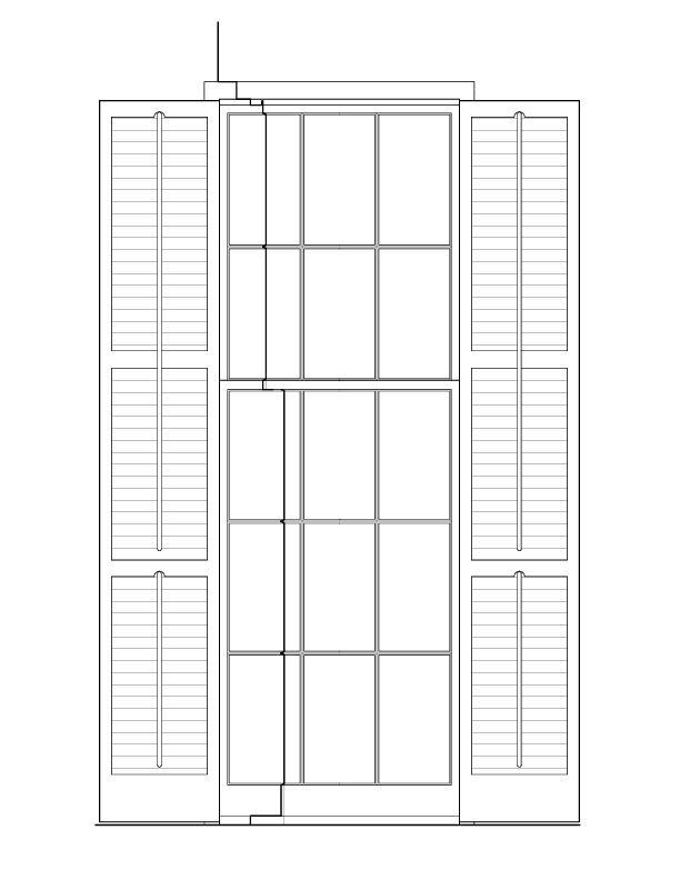 WINDOW 3 EXTERIOR ELEVATION