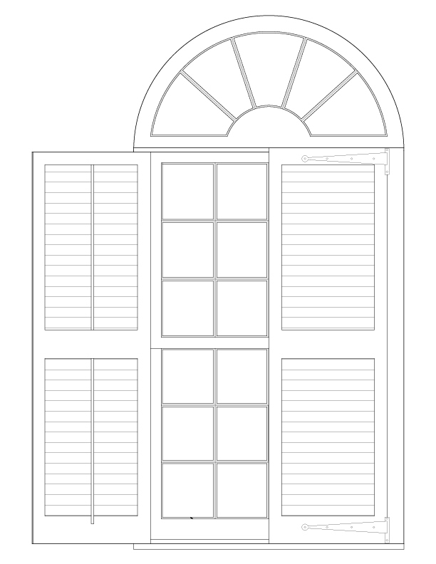 WINDOW 12 EXTERIOR ELEVATION