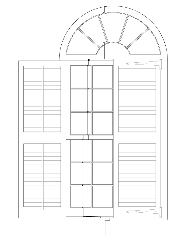WINDOW 12 EXTERIOR ELEVATION