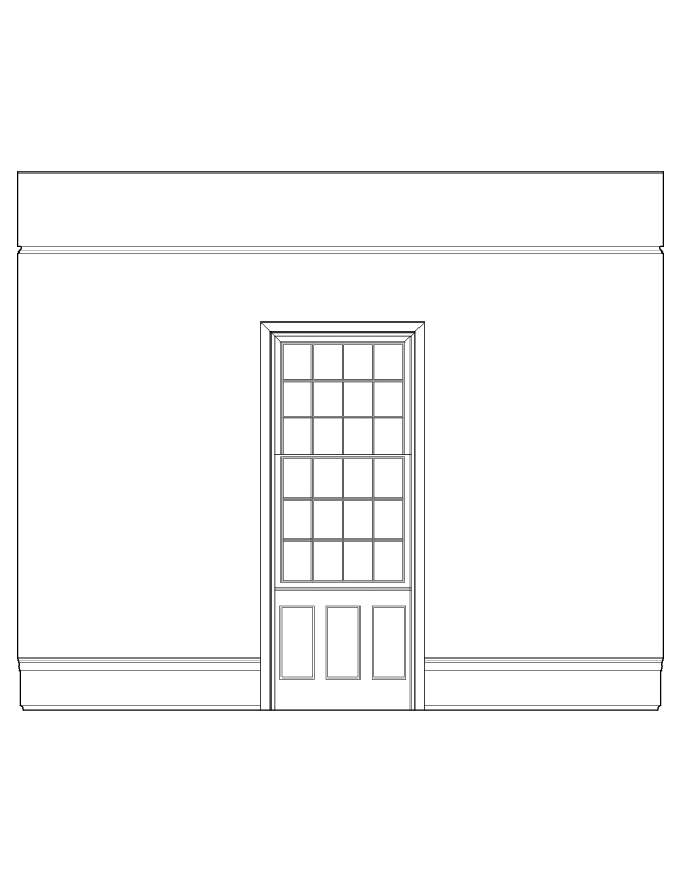 BEDROOM 205 SOUTH ELEVATION