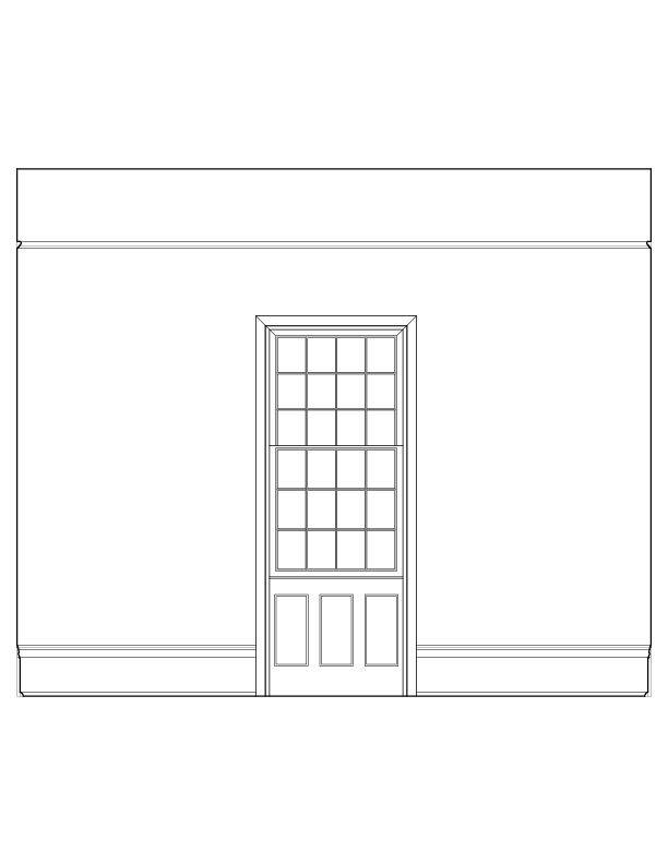 BEDROOM 205 SOUTH ELEVATION