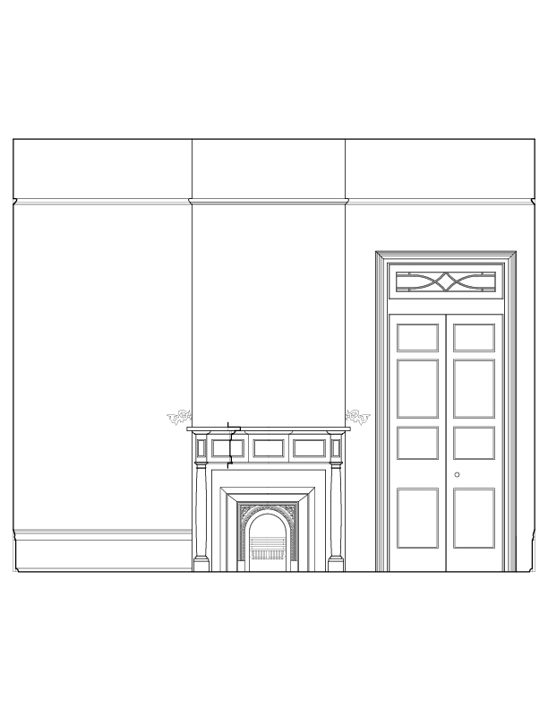 BEDROOM 205 WEST ELEVATION