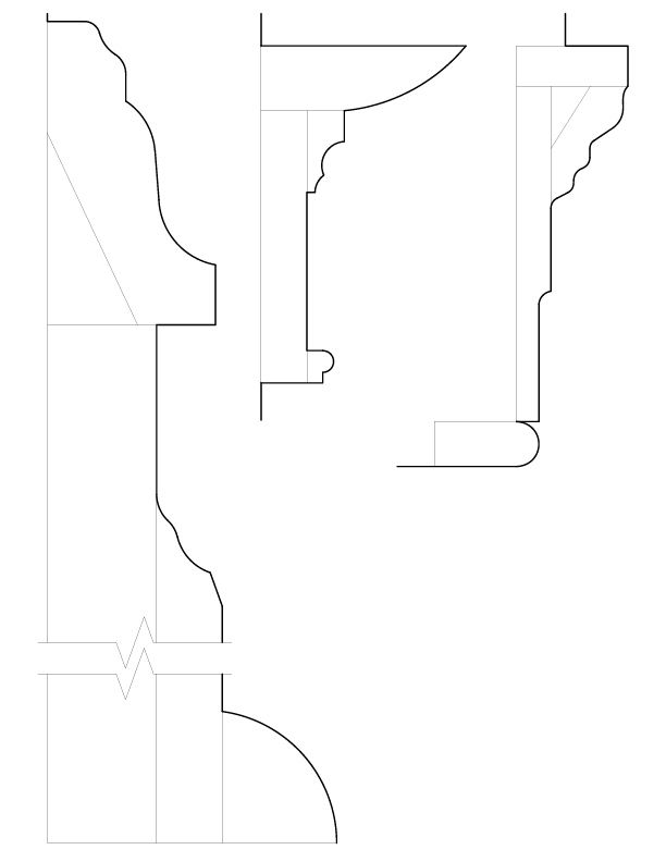 HALL DOOR MOULDINGS