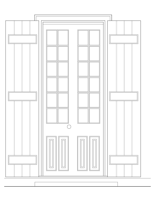 OUT BUILDING DOOR 26 ELEVATION