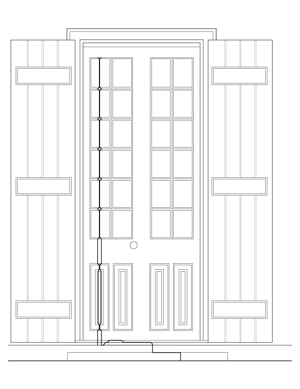 OUT BUILDING DOOR 26 ELEVATION