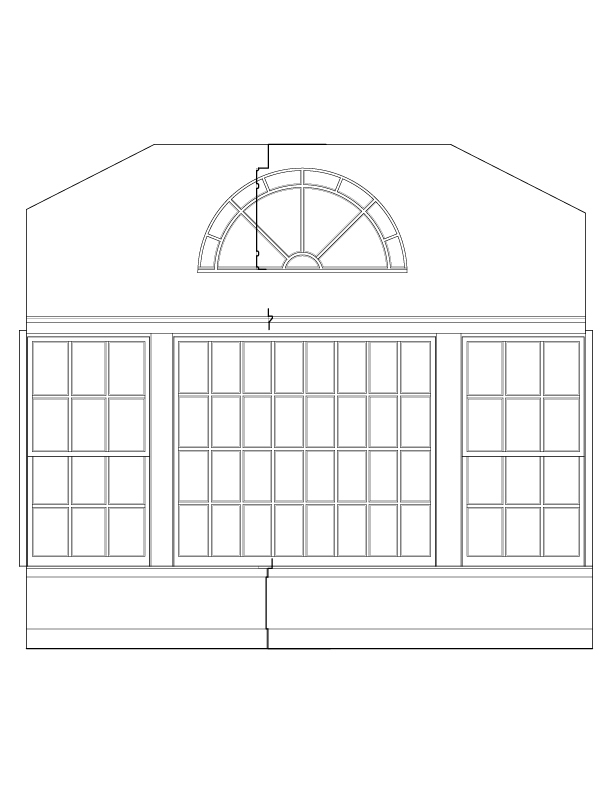 INTERIOR WINDOW 50 ELEVATION