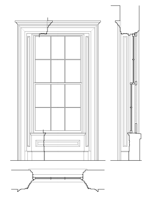 INTERIOR WINDOW AND SECTION