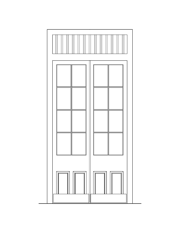 DOOR NO. 11 INTERIOR ELEVATION