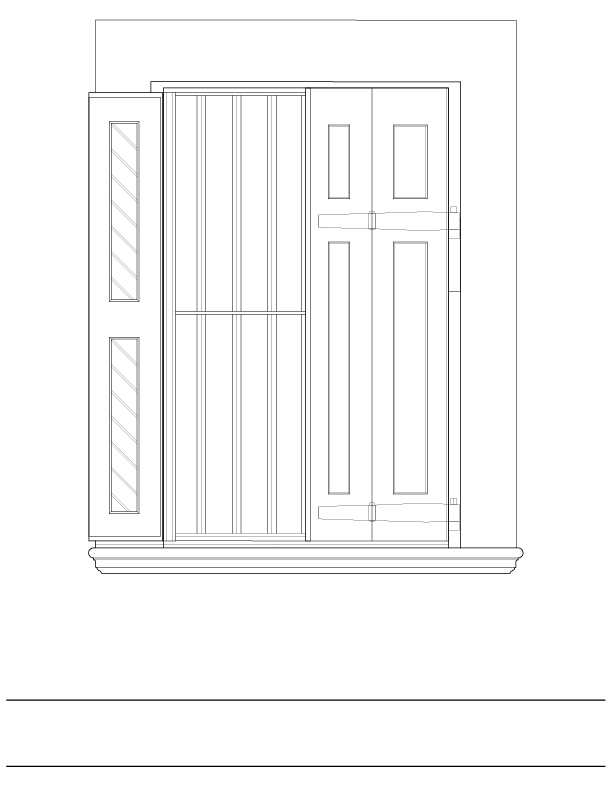 FIRST FLOOR WINDOW A EXTERIOR ELEVATION