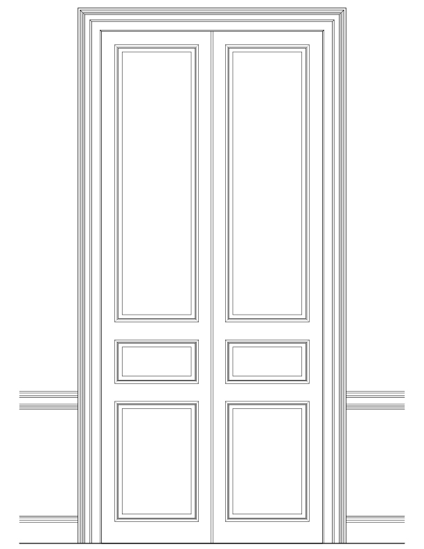 SECOND FLOOR DOOR NO. 5 ELEVATION