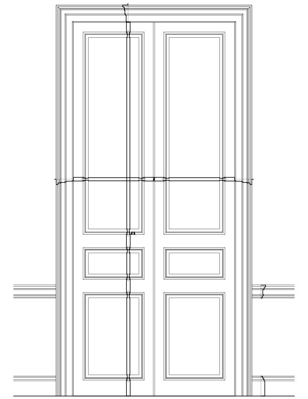 SECOND FLOOR DOOR NO. 5 ELEVATION