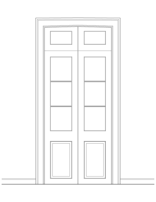 SECOND FLOOR DOOR NO. 3 INTERIOR ELEVAITON