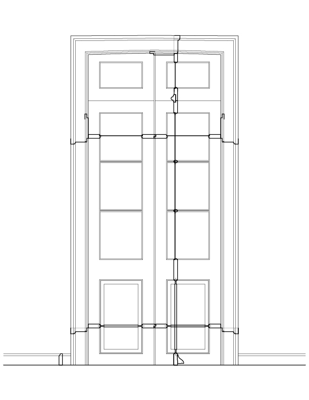 SECOND FLOOR DOOR NO. 3 INTERIOR ELEVAITON