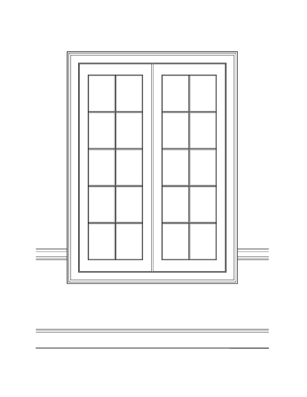THIRD FLOOR WINOW A ELEVATION