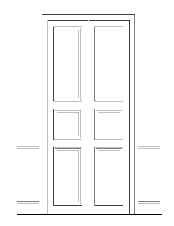THIRD FLOOR DOOR NO. 3 ELEVATION