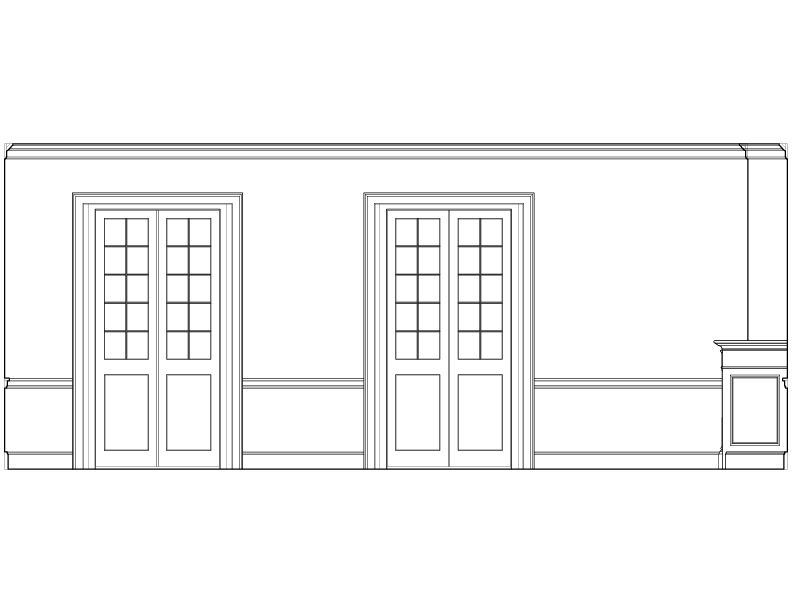 APARTMENT 2 THIRD FLOOR NORTHWEST ELEVATION
