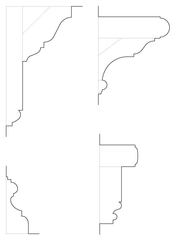 APARTMENT 2 THIRD FLOOR MOULDINGS