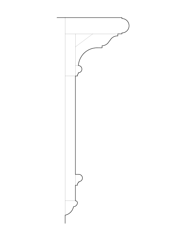 APARTMENT 2 THIRD FLOOR MOULDINGS