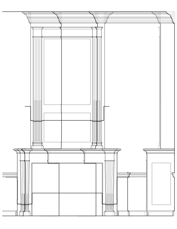 PARLOR MANTEL ELEVATION