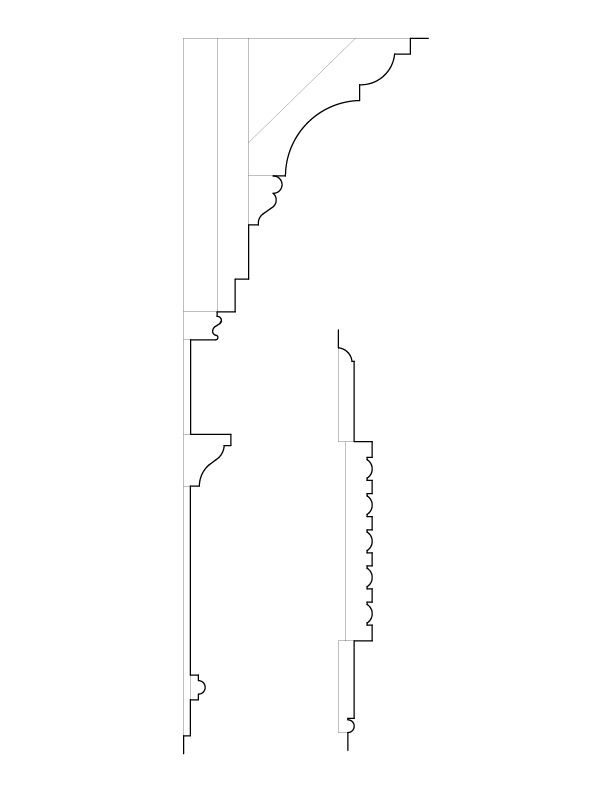 PARLOR MANTEL MOULDINGS