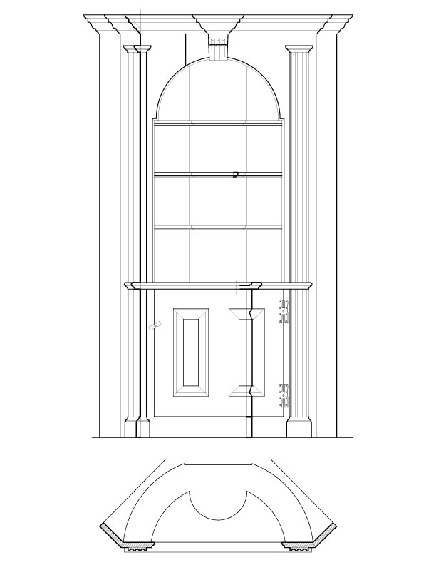CORNER CUPBOARD