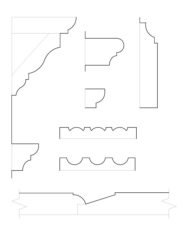 CORNER CUPBOARD MOULDINGS