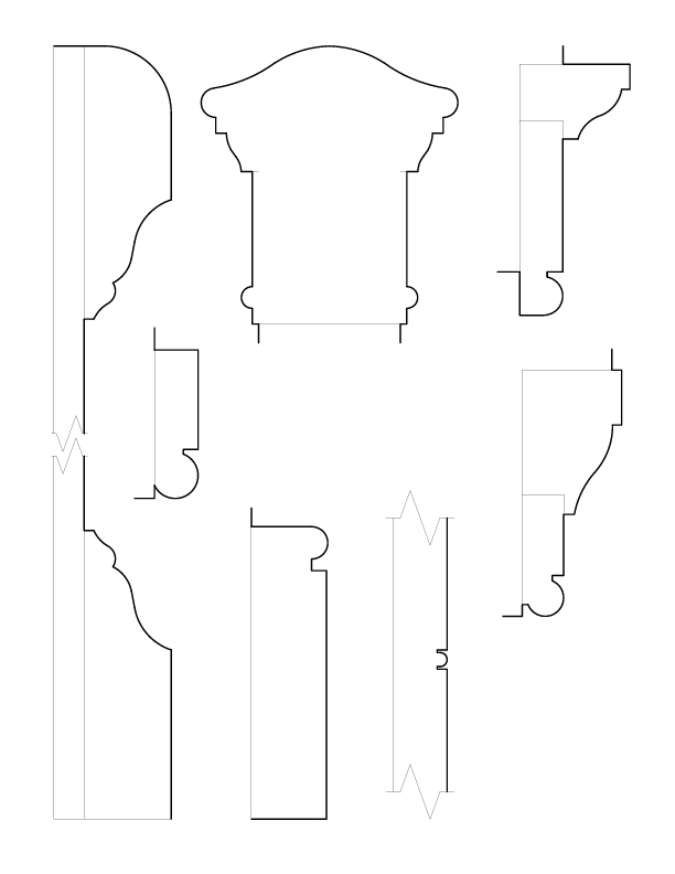 STAIR HALL MOULDING DETAILS