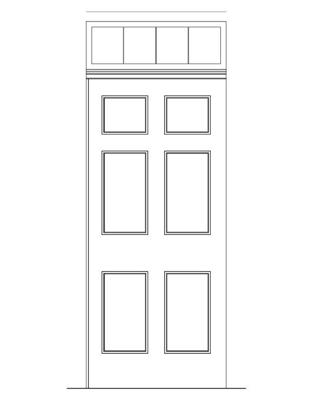 FRONT DOOR EXTERIOR ELEVATION