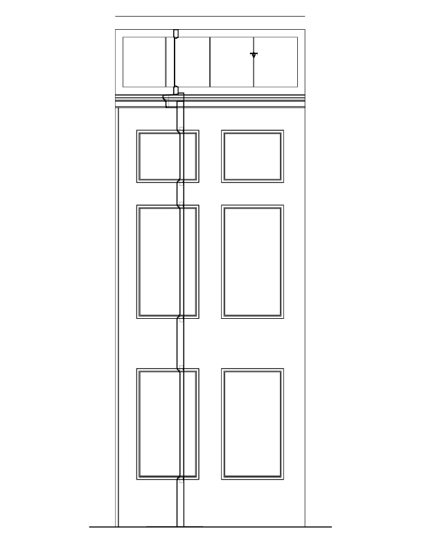 FRONT DOOR EXTERIOR ELEVATION