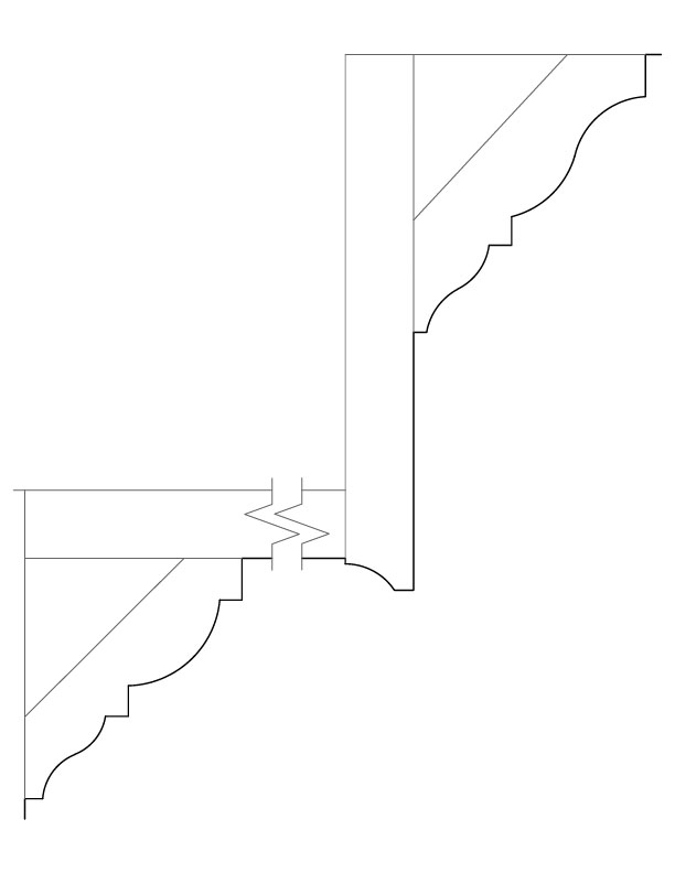 COURTROOM CORNICE