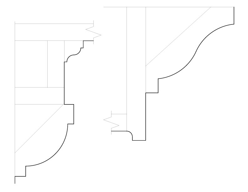 SIDE VESTIBULE MOULDINGS