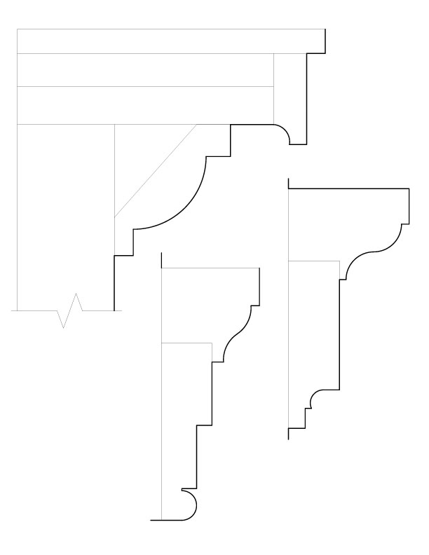 SIDE VESTIBULE MOULDINGS