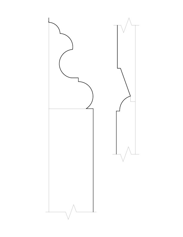 SIDE VESTIBULE MOULDINGS