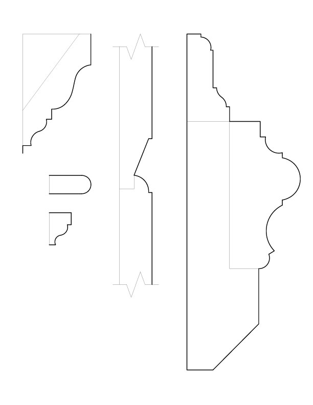 CORNER CUPBOARD MOULDINGS