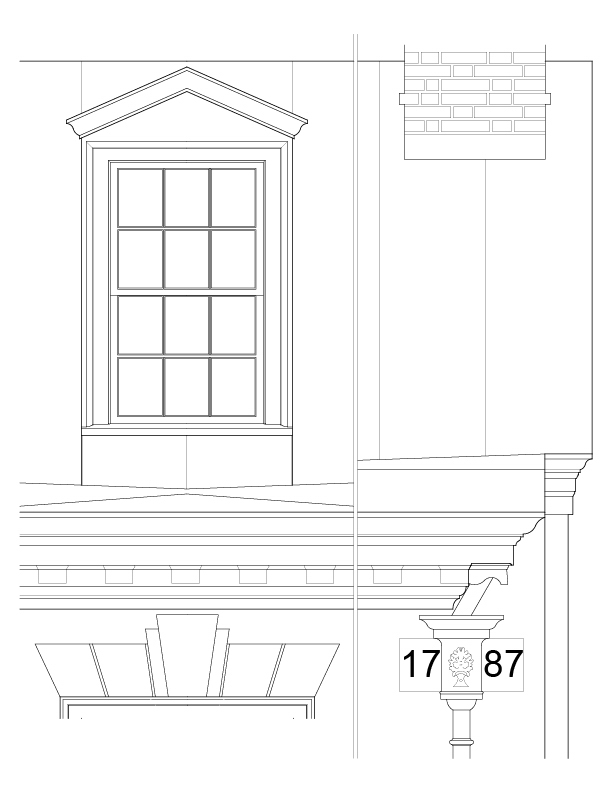 DORMER AND CORNICE ELEVATION