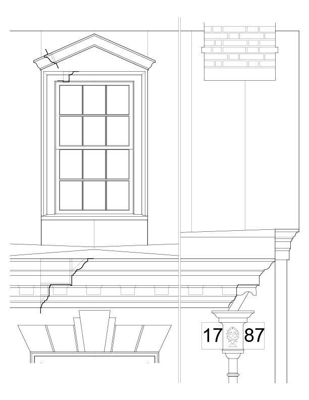DORMER AND CORNICE ELEVATION