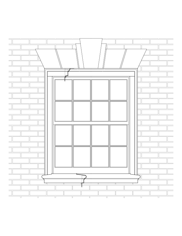 THIRD FLOOR EXTERIOR WINDOW ELEVATION