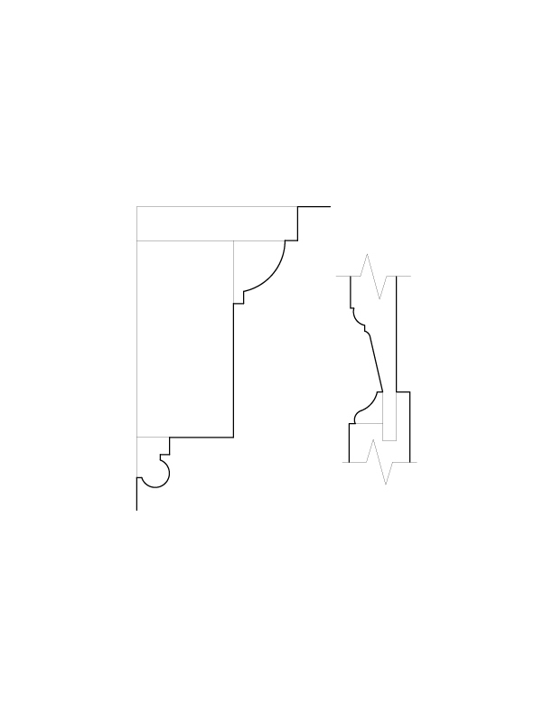 SECONT FLOOR EXTERIOR WINDOW MOULDINGS