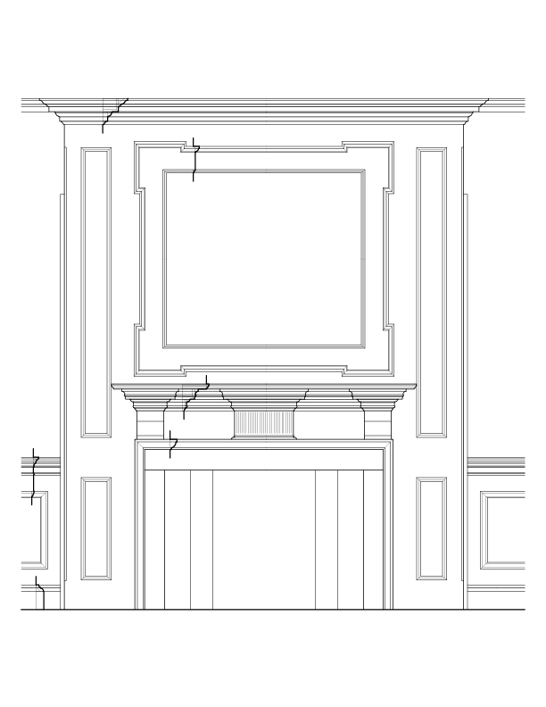 PARLOR MANTEL ELEVATION
