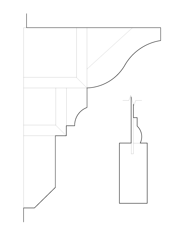 TYPICAL FRONT INTERIOR WINDOW MOULDINGS