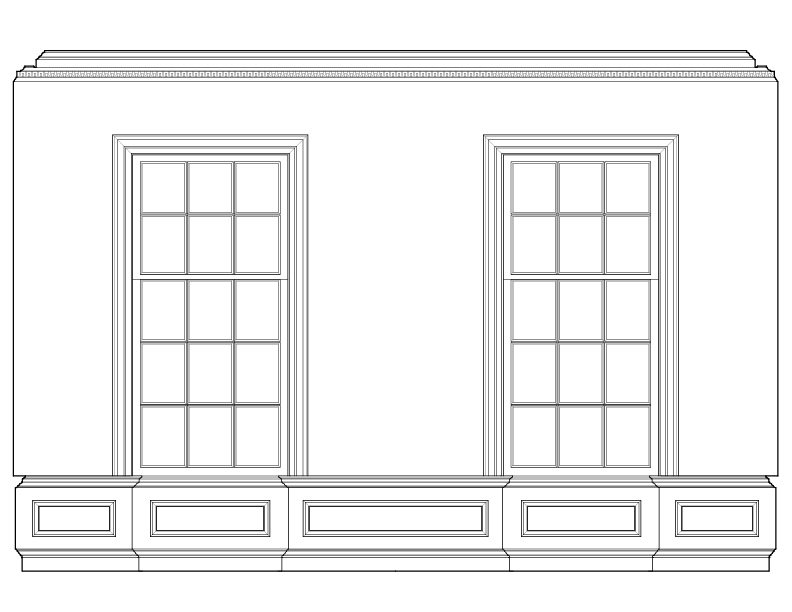 WALL C ELEVATION